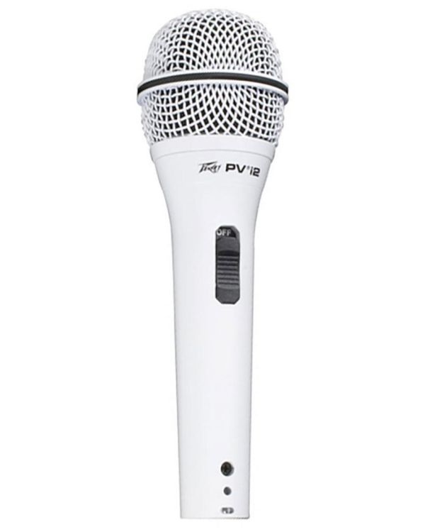 Peavey Pvi2 Dynamic Microphone XLR, White Finish