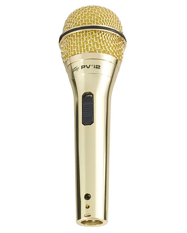 Peavey Pvi2 Dynamic Microphone XLR Gold Finish