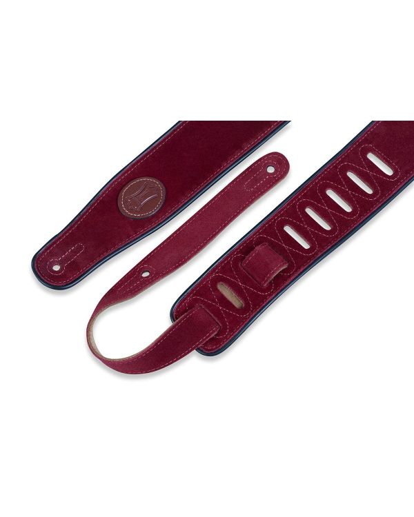Levy's MSS3 Burgundy Suede Guitar Strap