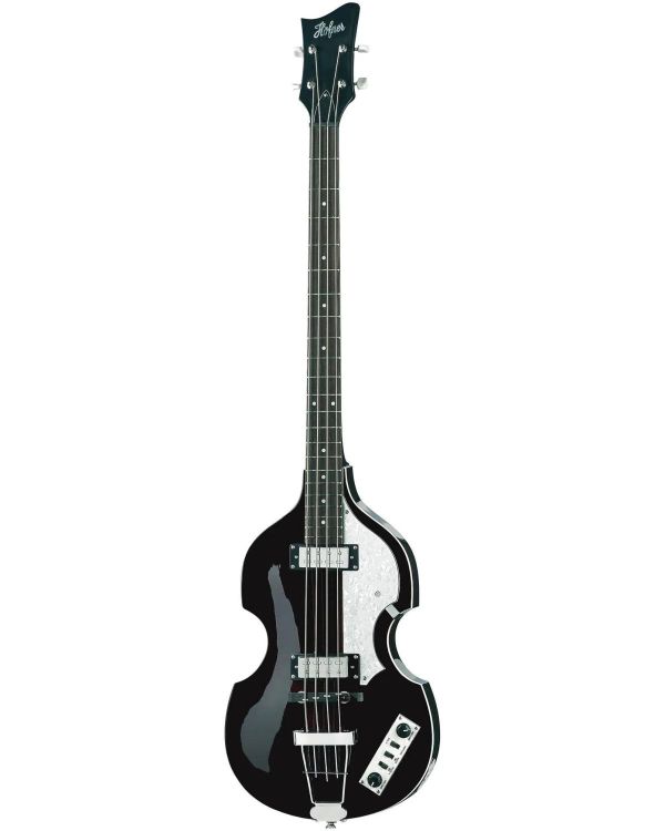 Hofner Ignition Series Violin Bass Guitar, Black