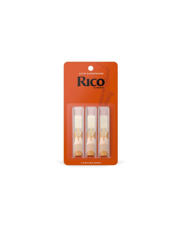 Rico by D'Addario Alto Saxophone Reeds 2.5, 3-Pack 