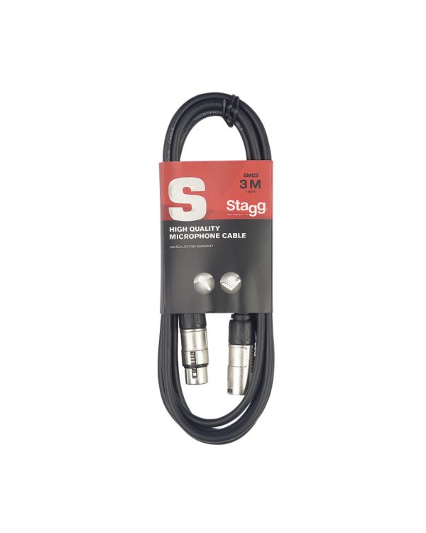 Stagg SMC3 Microphone Cable, XLR M / XLR F, 3M