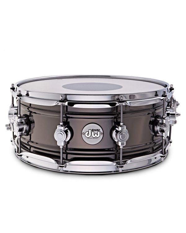 DW Design 14" x 5.5" Black Nickel Over Brass Snare Drum