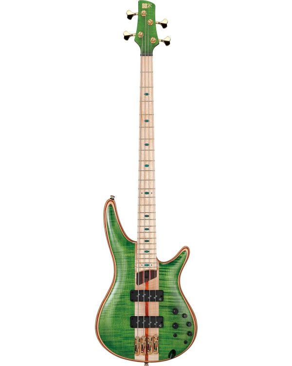 Ibanez Sr4fmdx Electric Bass Guitar With Bag, Emerald Green Low Gloss