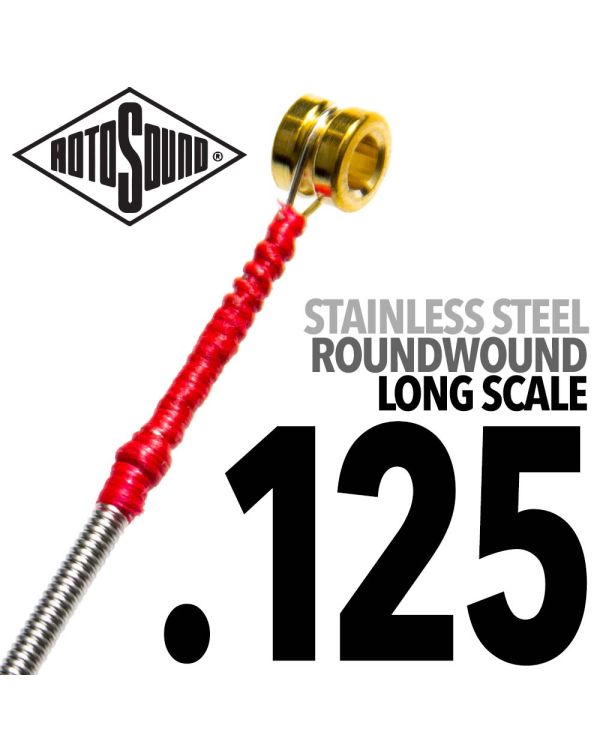 Rotosound SBL125 Stainless Steel Single Bass String, 1.25