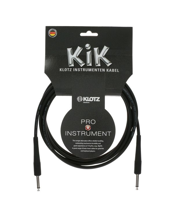 Klotz KIK Black Instrument Cable, 9m
