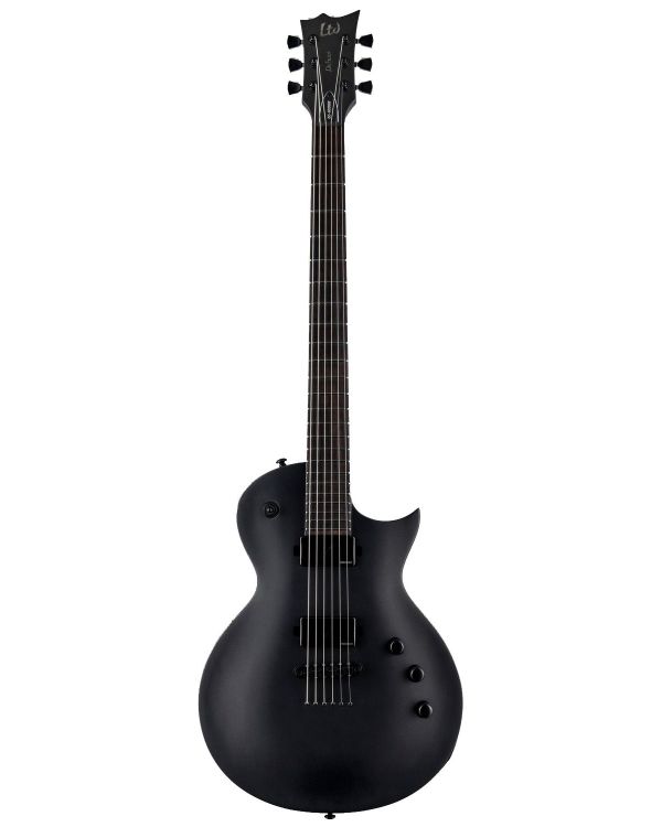 ESP LTD EC-1000 Baritone Electric Guitar, Charcoal Metallic Satin 
