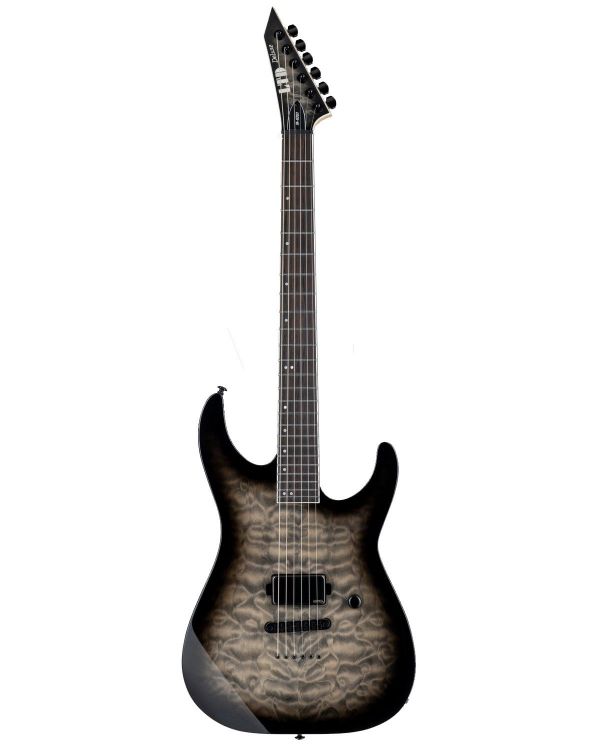 ESP LTD M-1001NT QM Electric Guitar, Charcoal Burst