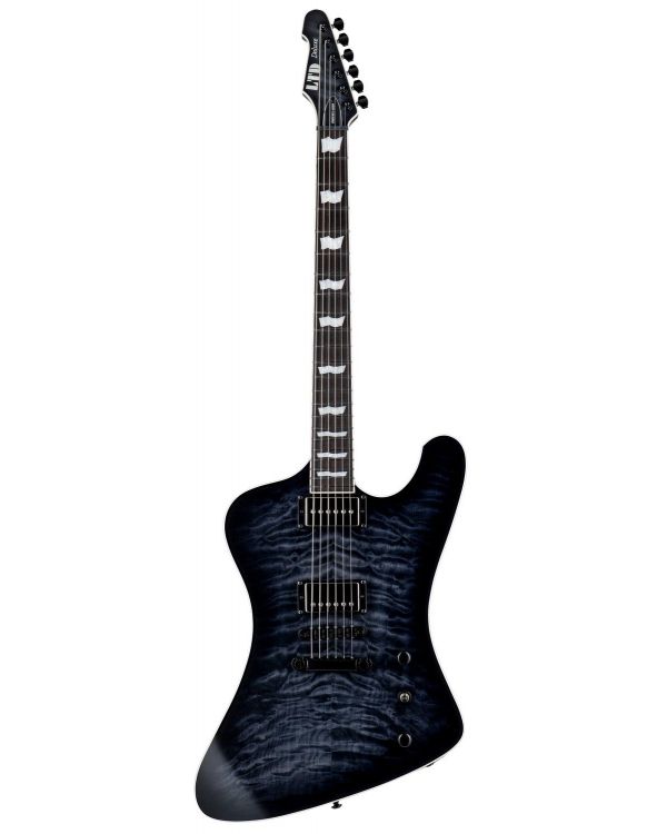 ESP LTD PHOENIX-1000 QM Guitar, See Thru Black Sunburst
