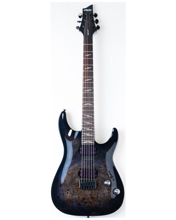 Schecter Omen Elite-6 Electric Guitar, See Thru Black