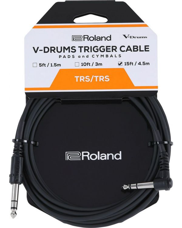 Roland PCS-15-TRA V-Drums Trigger Cable 15ft/4.5m Straight/Angled