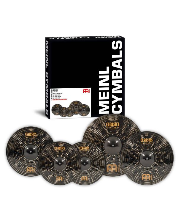 Meinl Cymbals Classics Custom Dark 4-Piece Cymbal Bonus Set