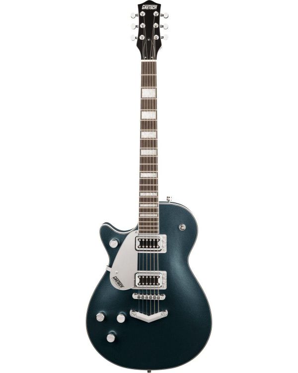 Gretsch G5220LH Electromatic Jet Bt Single-cut with V-stoptail Left-handed IL, Jade Grey Metallic