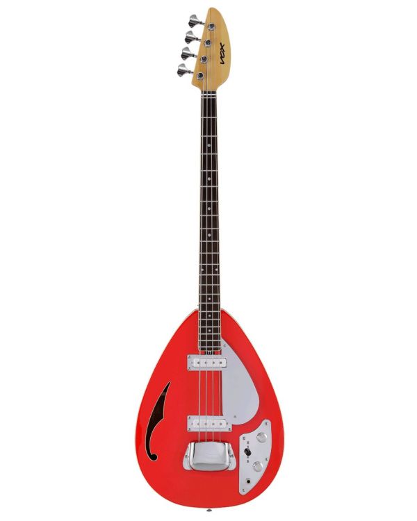 VOX VBW-3000 Teardrop Electric Bass Guitar, Racing Red