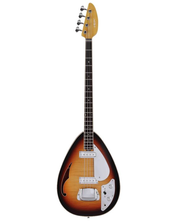 VOX VBW-3500 Teardrop Electric Bass Guitar, Sunburst 