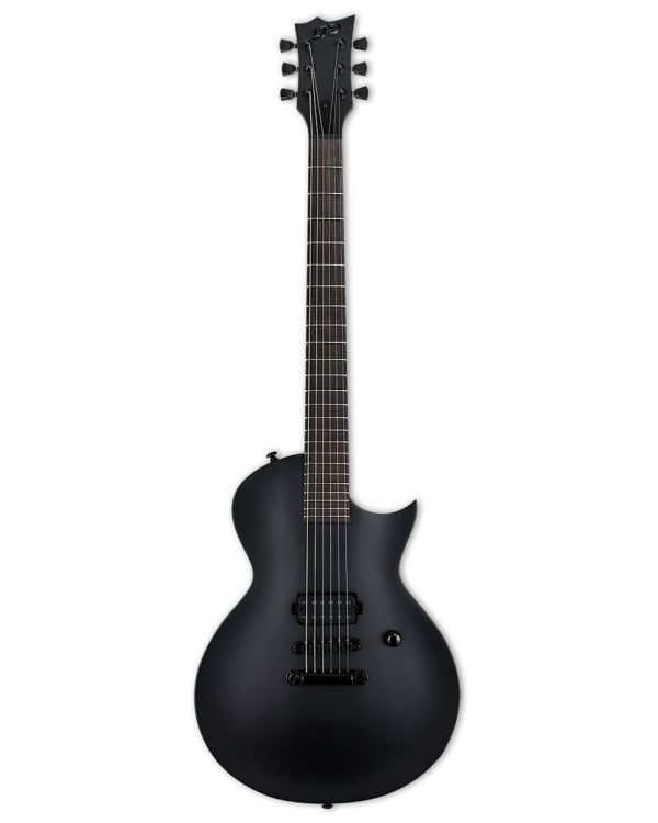 ESP LTD EC Black Metal Electric Guitar, Black Satin