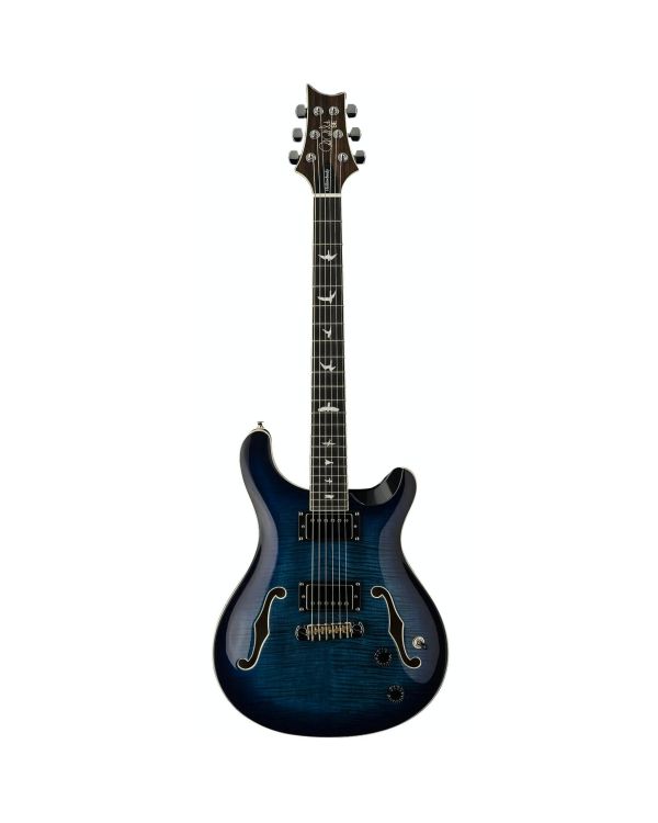 PRS SE Hollowbody II Electric Guitar, Faded Blue Burst