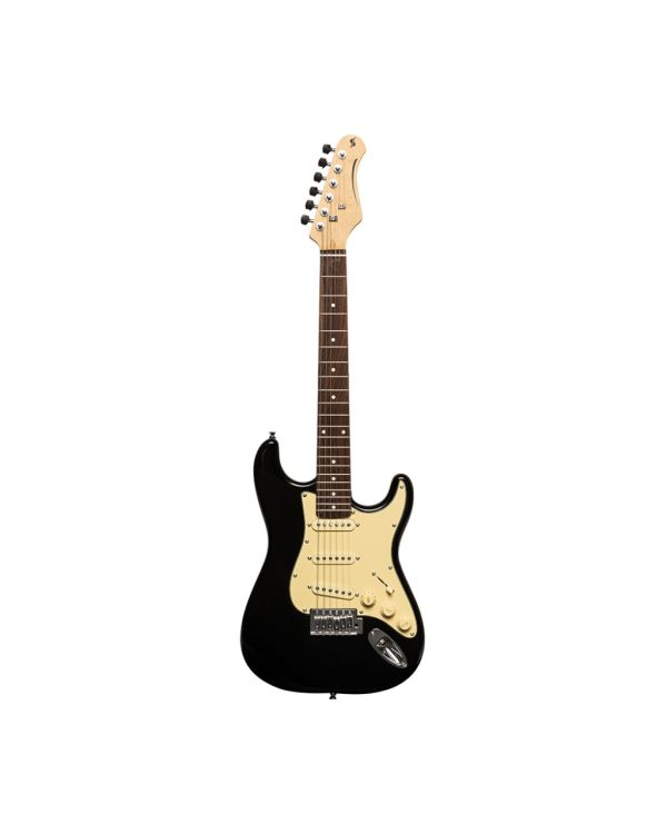 Stagg Standard Series S 3/4 Electric Guitar, Black 