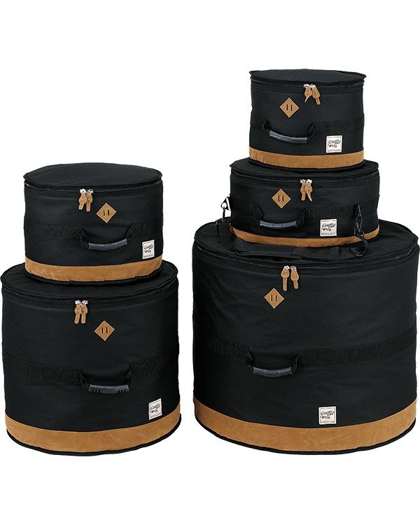 TAMA POWERPAD Designer 5-Piece Drum Bag Set, Black