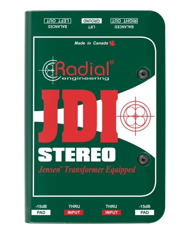 Radial JDI Stereo Passive DI Box 