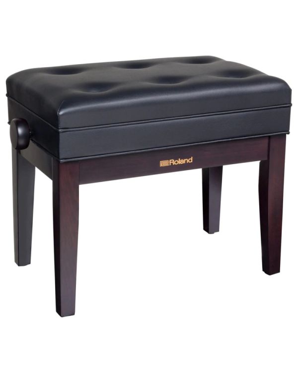 Roland RPB-400RW Piano Bench Rosewood Vinyl Seat 