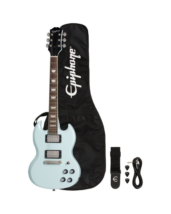Epiphone Power Players SG Guitar, Ice Blue