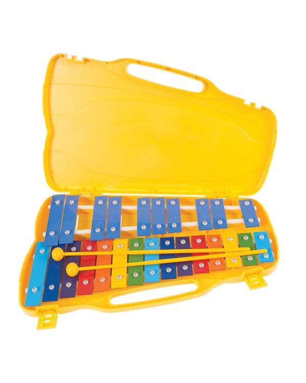 PP G5-G7 25 Note Glockenspiel Coloured Keys