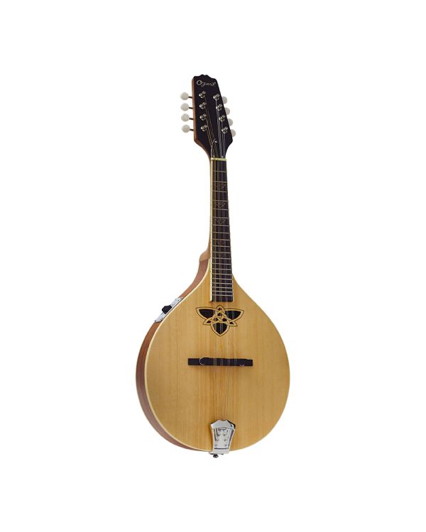 Ozark Fingerboard Mandolin Celtic Model Electric With Gig Bag