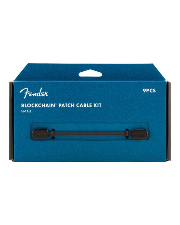 Fender Blockchain Patch Cable Kit Black Small
