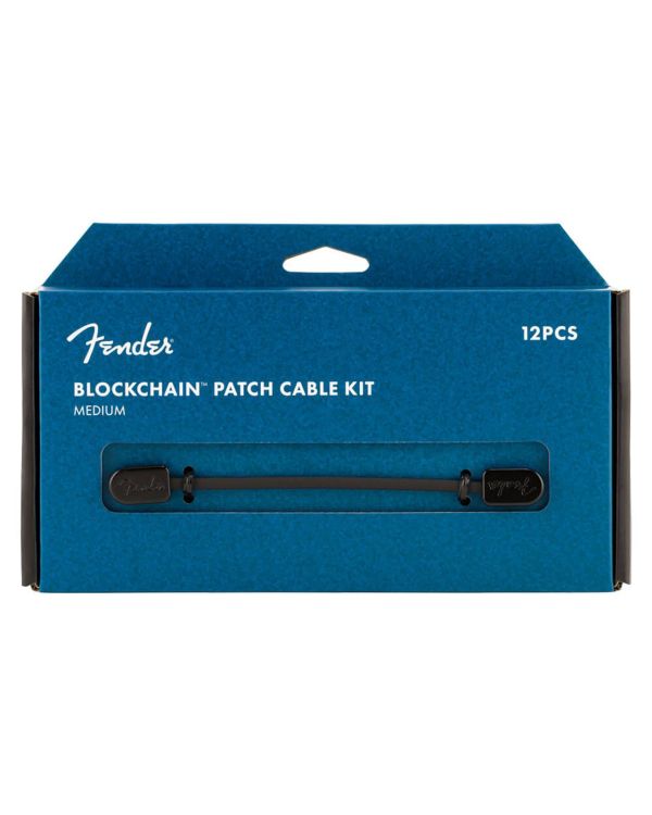 Fender Blockchain Patch Cable Kit Black Medium