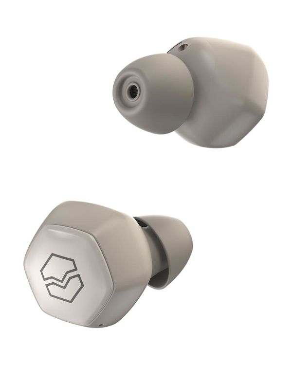 V-Moda Hexamove True Wireless Earbuds, Sand White