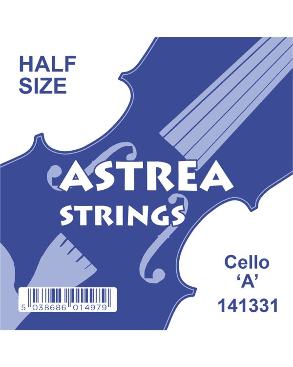 Astrea Cello 1/2 1st String, Size A, Chrome Tape Wound