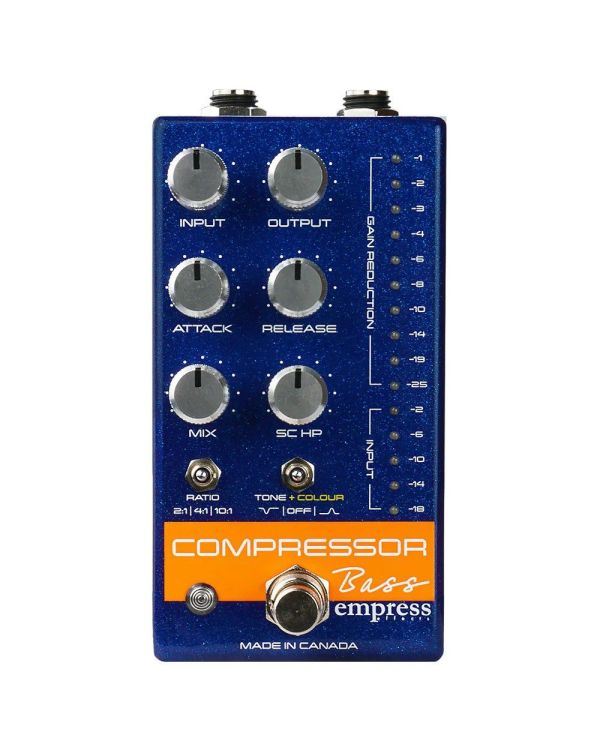 Empress Effects Bass Compressor 2, Blue Sparkle