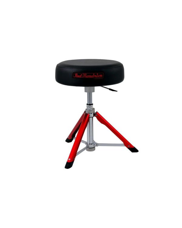 Pearl Ltd Ed Roadster Round Seat Type Drum Throne w/ red legs