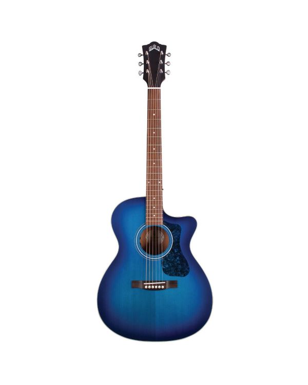 Guild OM-240CE Electro Acoustic Guitar, Dark Blue Burst