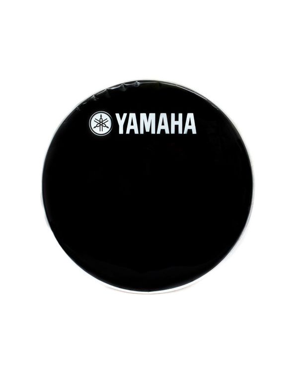 Yamaha Drum Head 24 Classic Yamaha  logo P3 Black