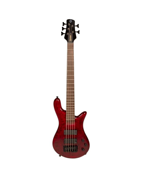 Spector Bantam-5 5-String Electric Bass, Black Cherry Gloss