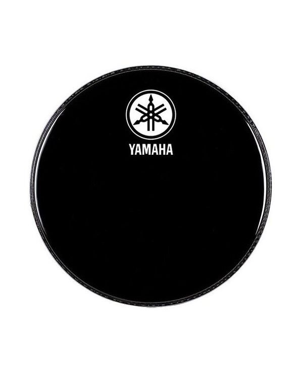 Yamaha Drum Head 24 With New Yamaha Logo, P3 Black