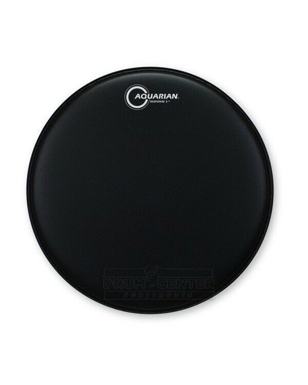 Aquarian Tcrsp2-12bk 12 Texture Coated Response 2 Blacktwo Ply Drumhead