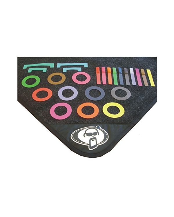Protection Racket Drum Mat Coloured Markers