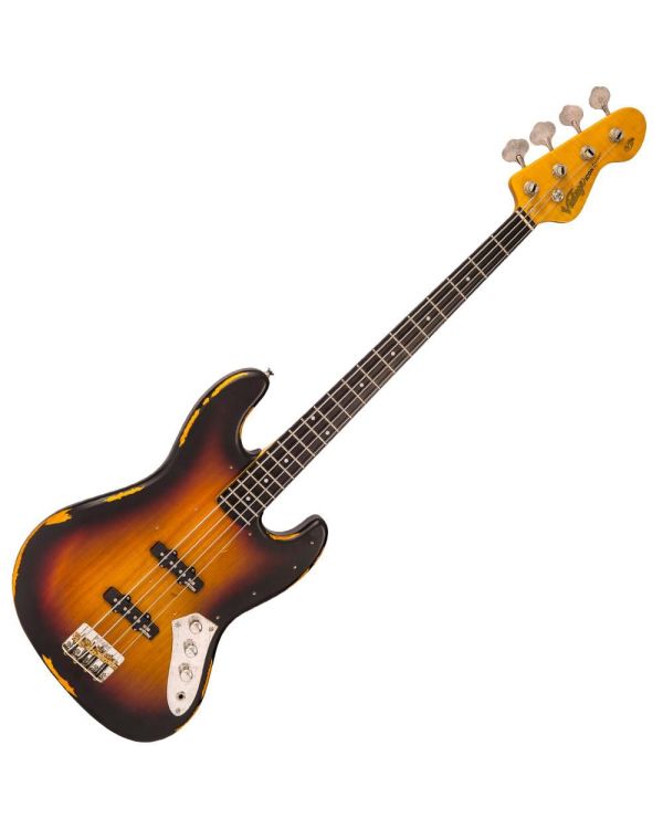 Vintage VJ74JP Bass Icon, Sunburst