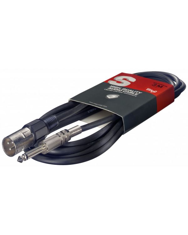 Stagg 6m Mono Jack to XLR (Male) Cable