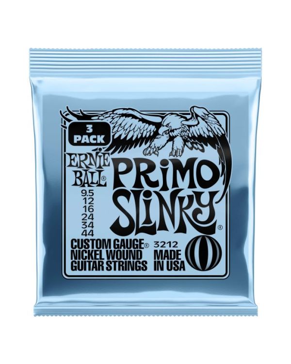 Ernie Ball Primo Slinky 9.5-44 (3 Set Pack)