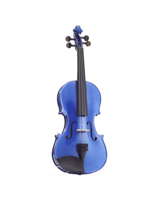 Harlequin 1401CBU Violin Outfit, Marine Blue 3-4