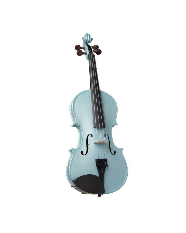 Harlequin 1401ELBU Violin Outfit, Light Blue 1-2