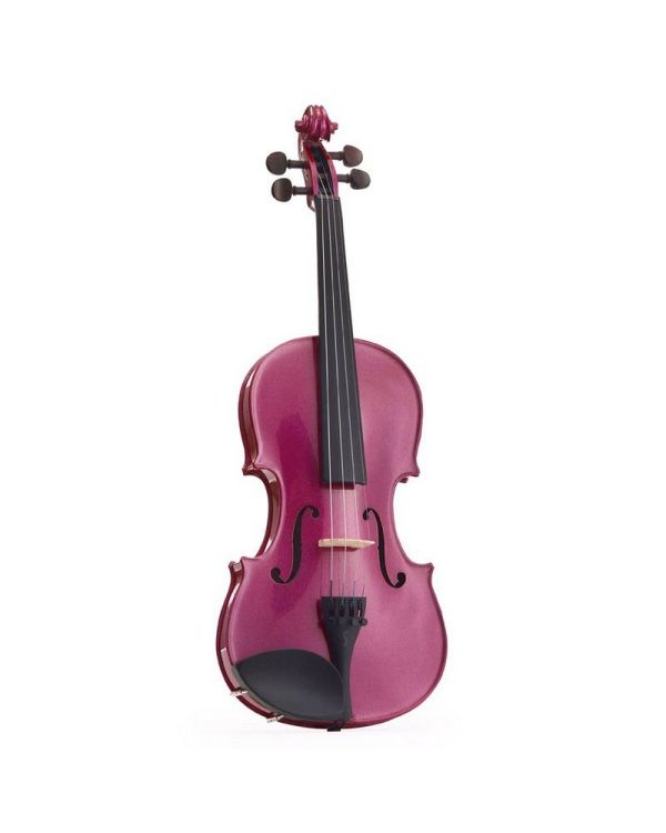 Harlequin 1401EPK Violin Outfit, Raspberry Pink 1-2