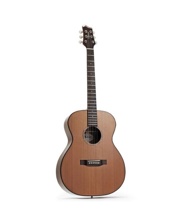 Ozark Folk Guitar Small Body Laminated Koa-Solid Cedar