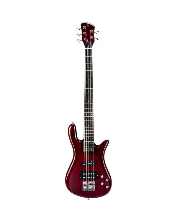 Sx Electric Bass Arched Body 5-string, Wine Red Finish