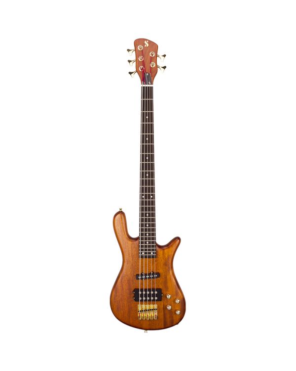 Sx Electric Bass Arched Body 5-string, Natural
