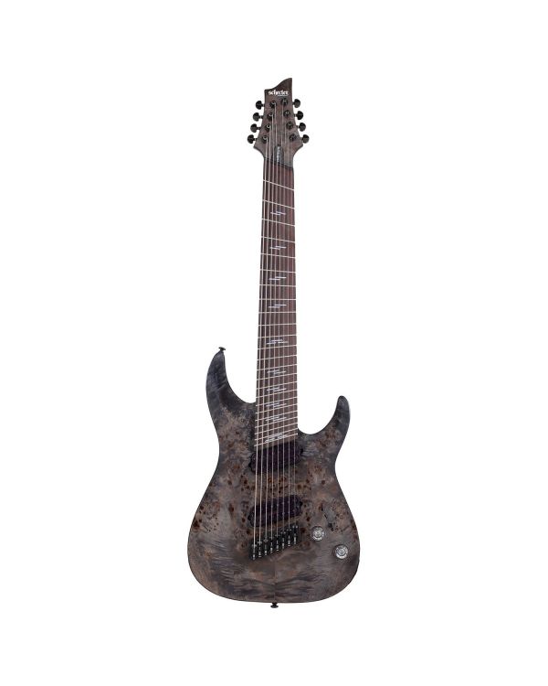 Schecter Omen Elite-8 Multiscale Guitar, Charcoal